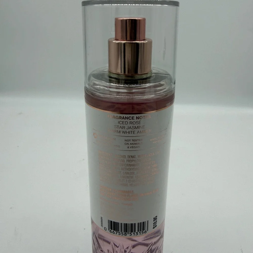Bath & Body Works Pure‎ Wonder Fragrance Mist 8oz Iced Rose Star Jasmine Amber